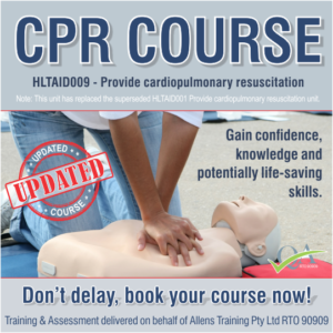 HLTAID009 Provide Cardio Pulmonary Resuscitation - All Ages First Aid ...